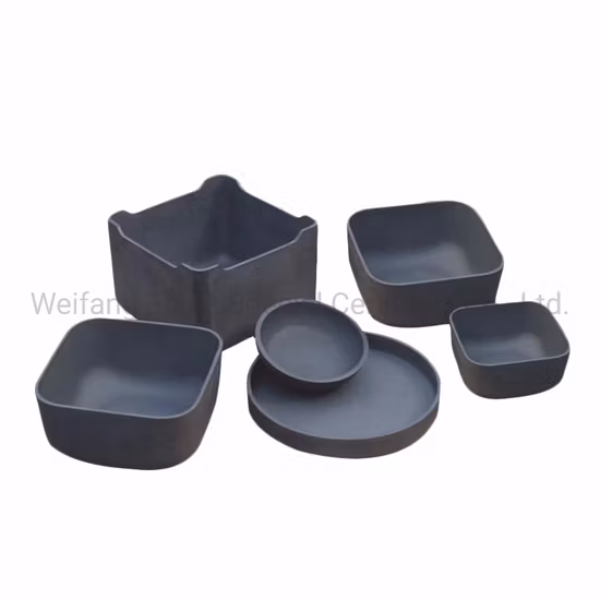 Venta al por mayor de conductividad térmica rápida Sisic Sagger/crisoles Rbsic
