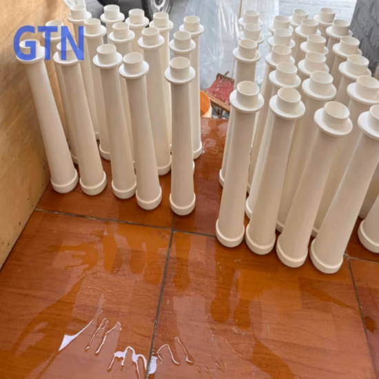 Procesamiento de tubos de cerámica de alúmina resistentes al desgaste personalizados